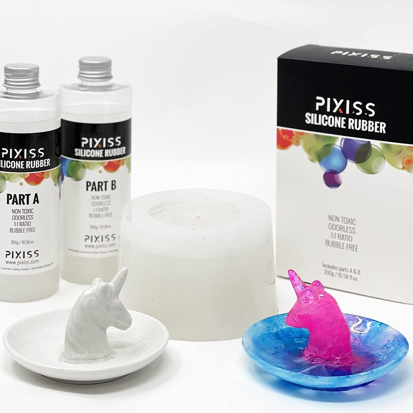 PIXISS Liquid Silicone Rubber for Mold Making - 128oz. Kit