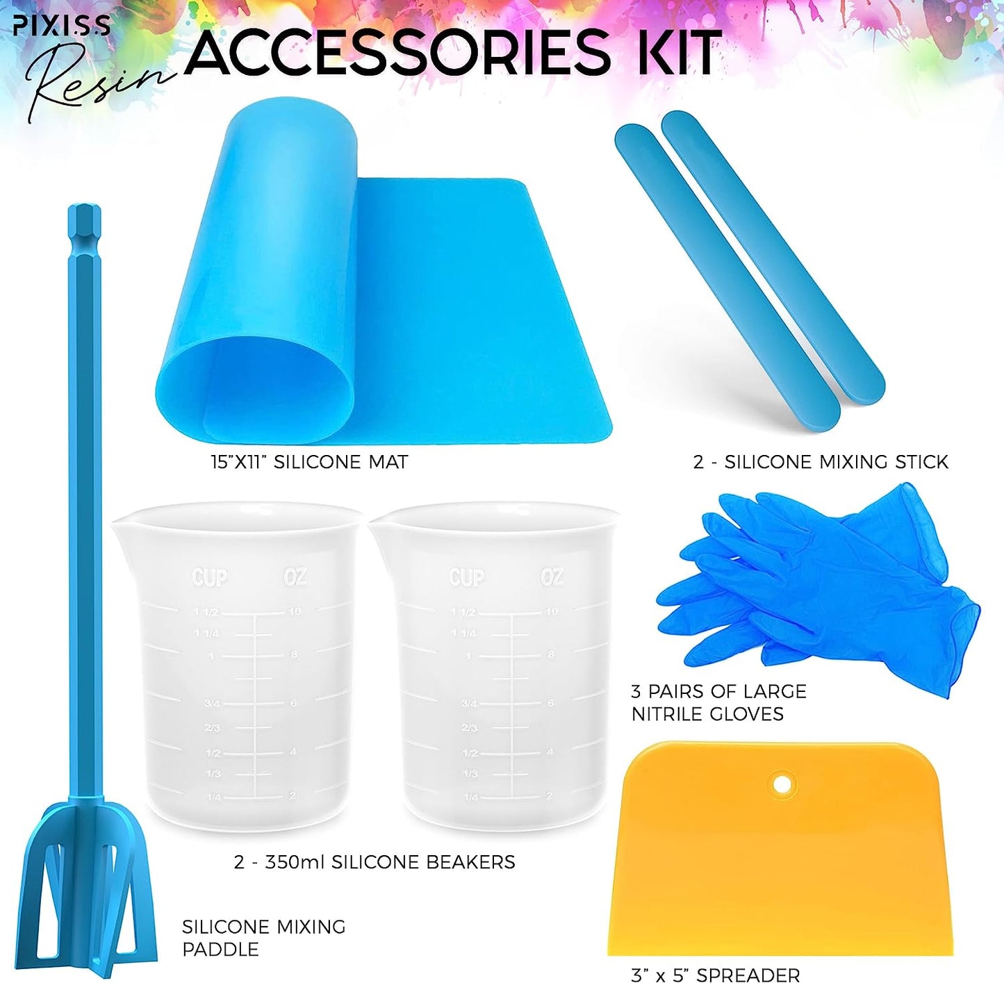 PIXISS Liquid Silicone Rubber for Mold Making - 128oz. Kit