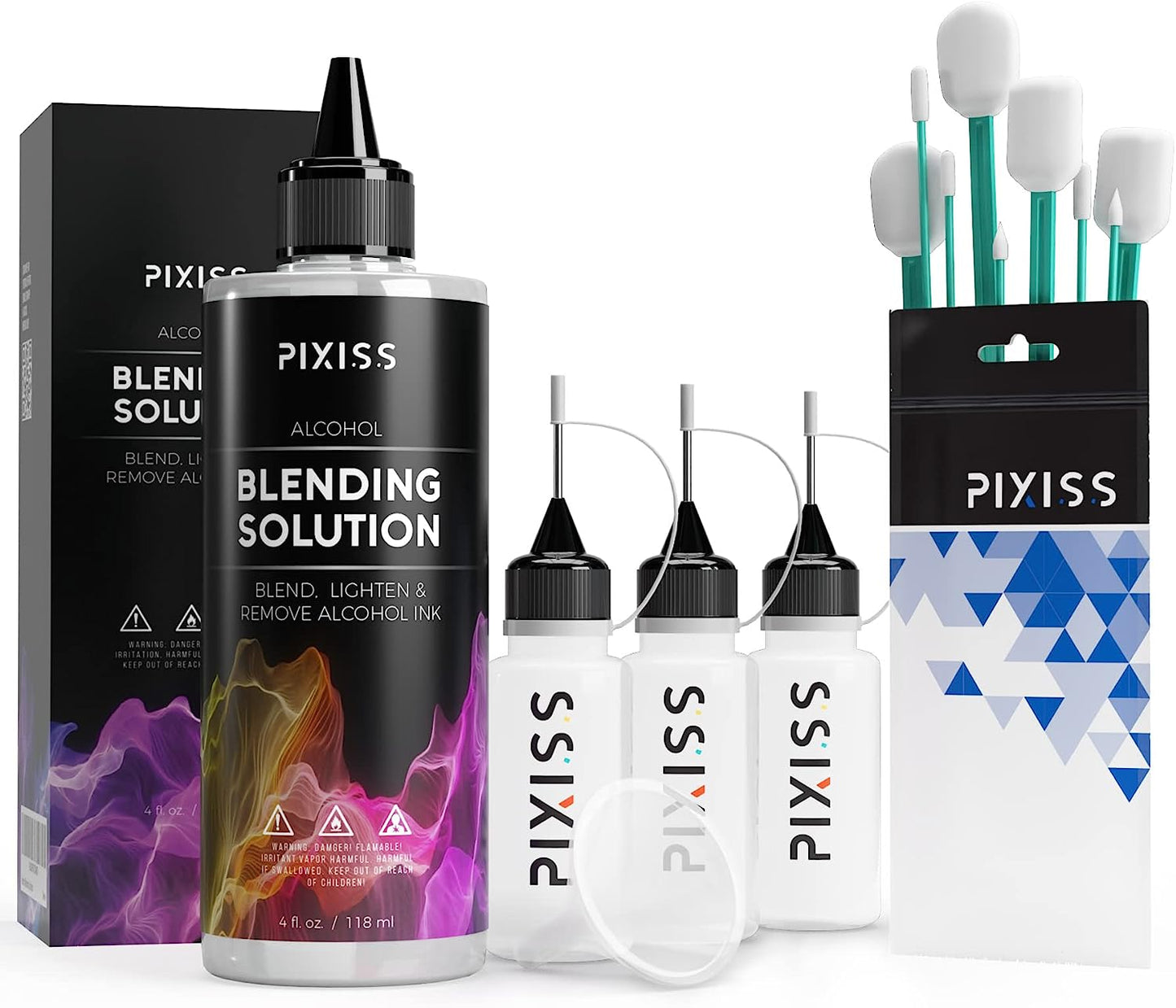 PIXISS Alcohol Blending Solution 4oz. and Accessories
