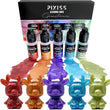 Load image into Gallery viewer, PIXISS Alcohol Ink Set of 5 - Shimmering Gemstone Hues