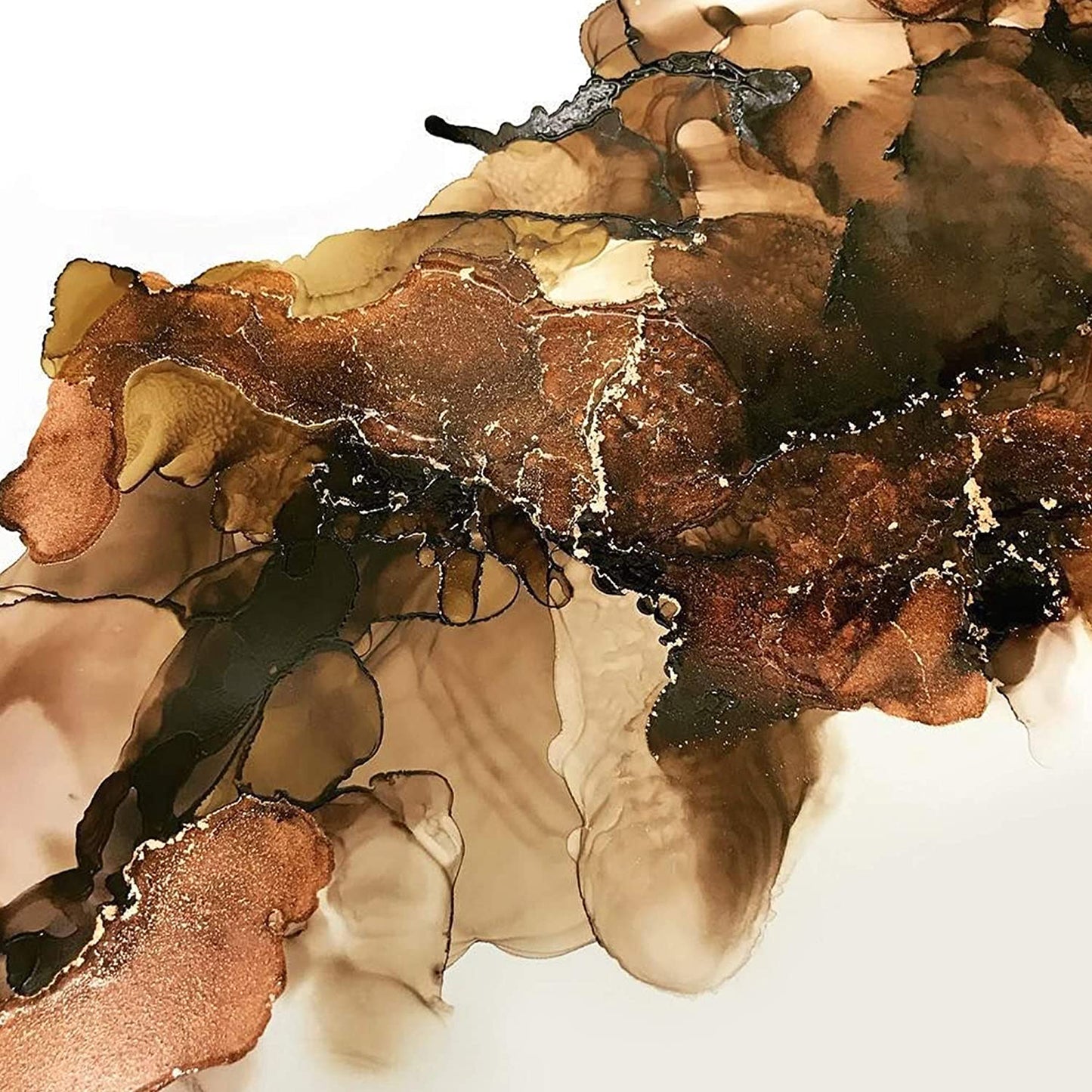 PIXISS Alcohol Ink Set of 5 - Brilliant Brown Hues