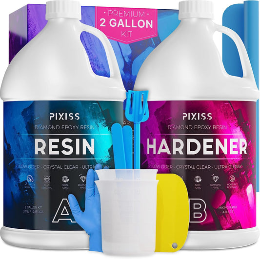 PIXISS Diamond Resin - 2 Gallon Kit