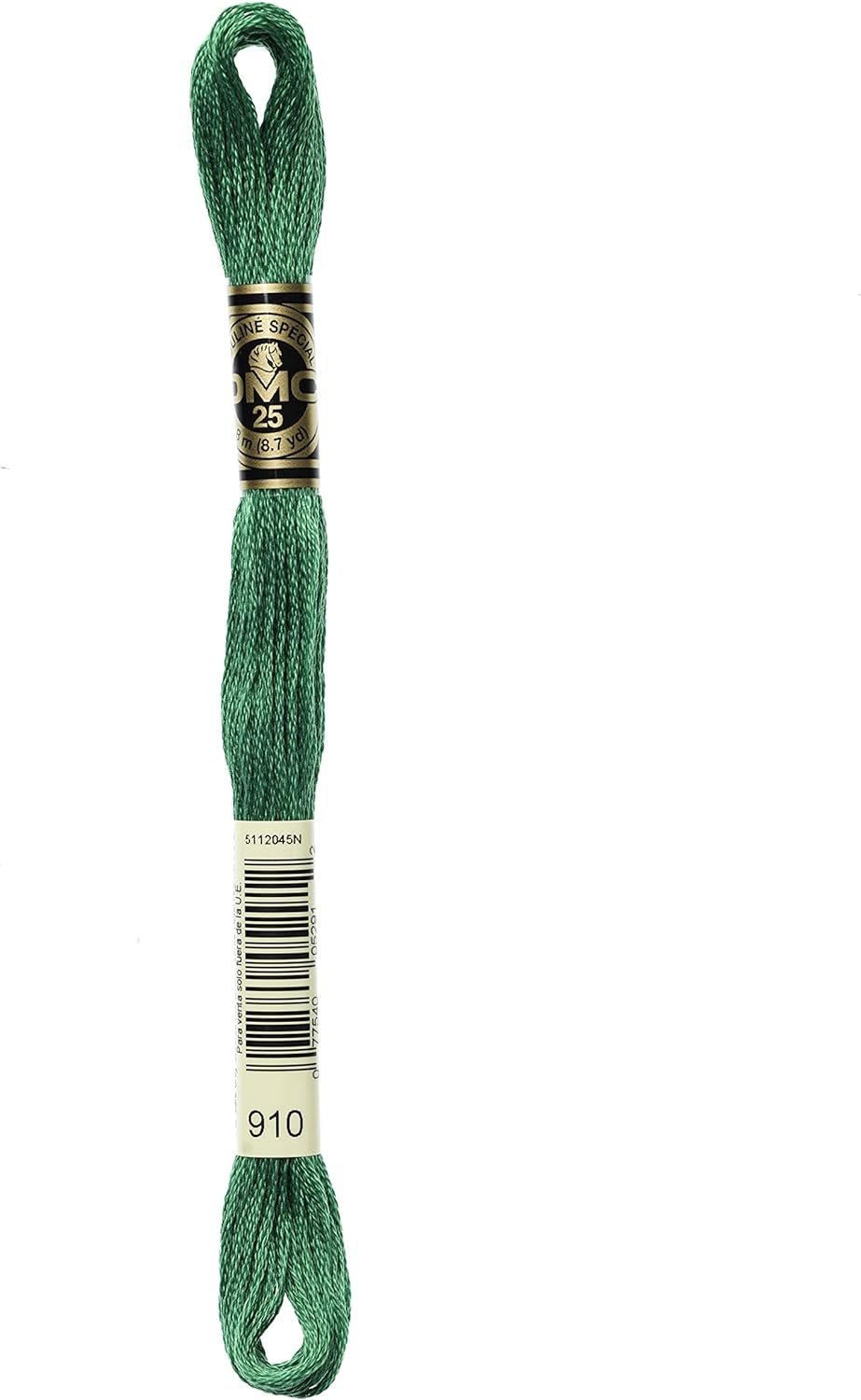 DMC Thread 6-Strand Embroidery Cotton 8.7 Yards Dark Emerald Green 117-910 (12-Pack)