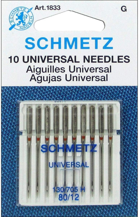 Schmetz Universal Needle Size 80/12 10pc