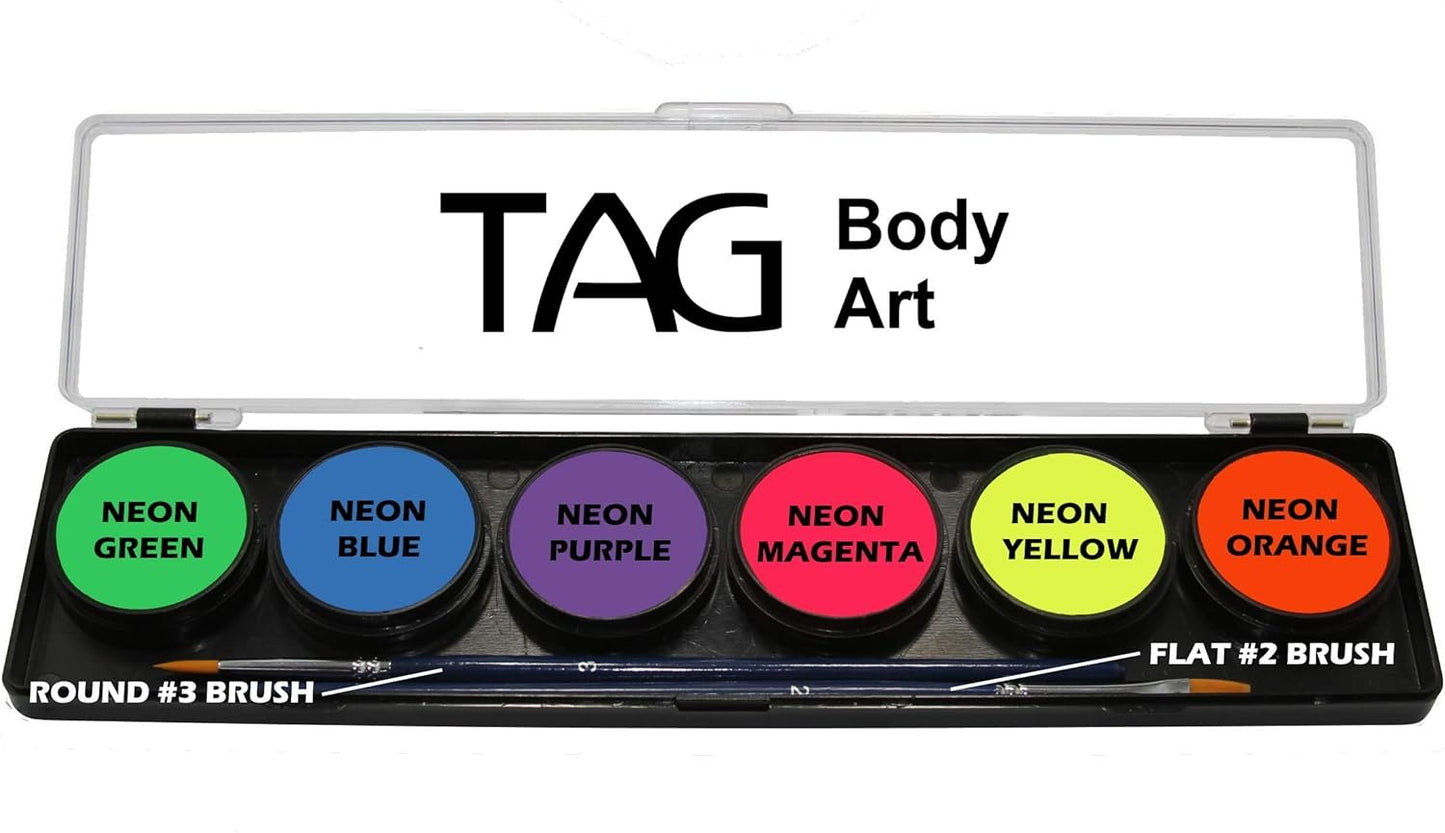 TAG Face & Body Paint - Regular Palette 12 x 10g