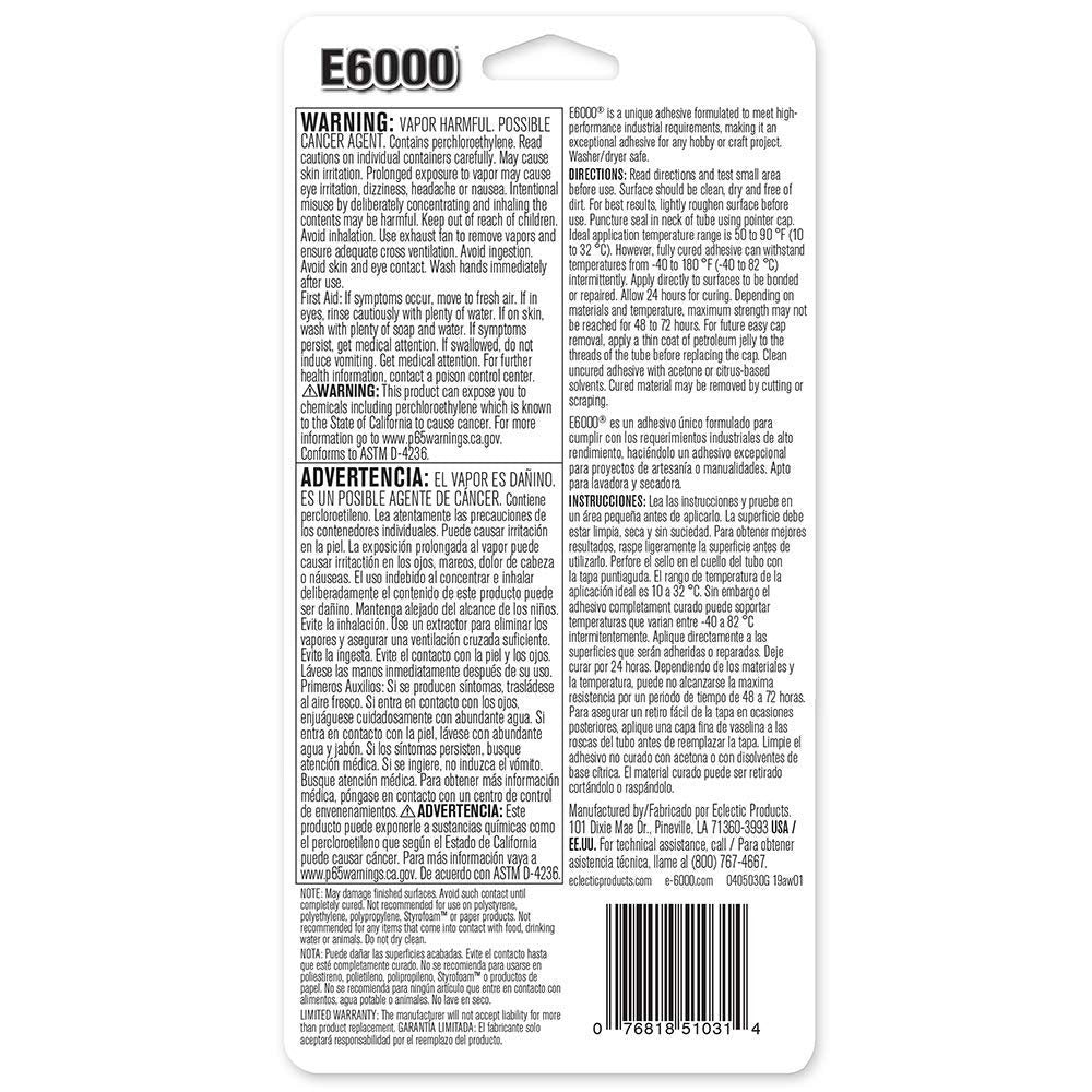 E6000 5510310 Craft Adhesive Mini, New Version