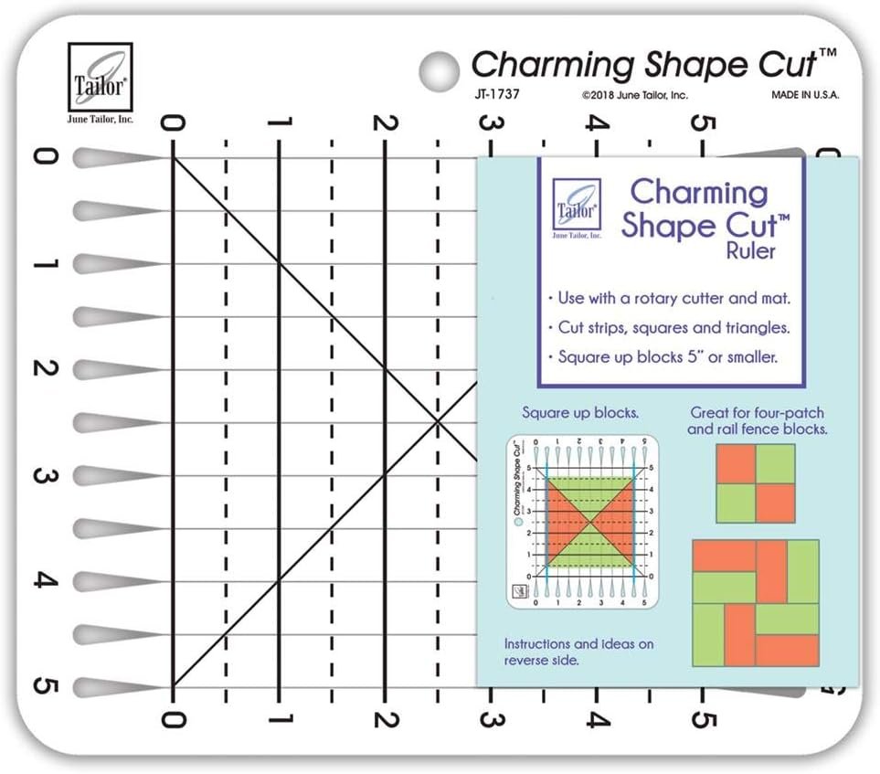 June Tailor Charming Shape Cut Ruler