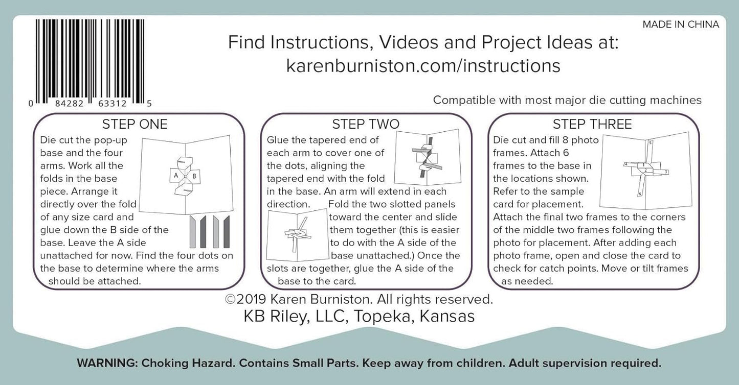 KB RILEY LLC KB Riley Dies COLL, Photo Collage Pop-Up