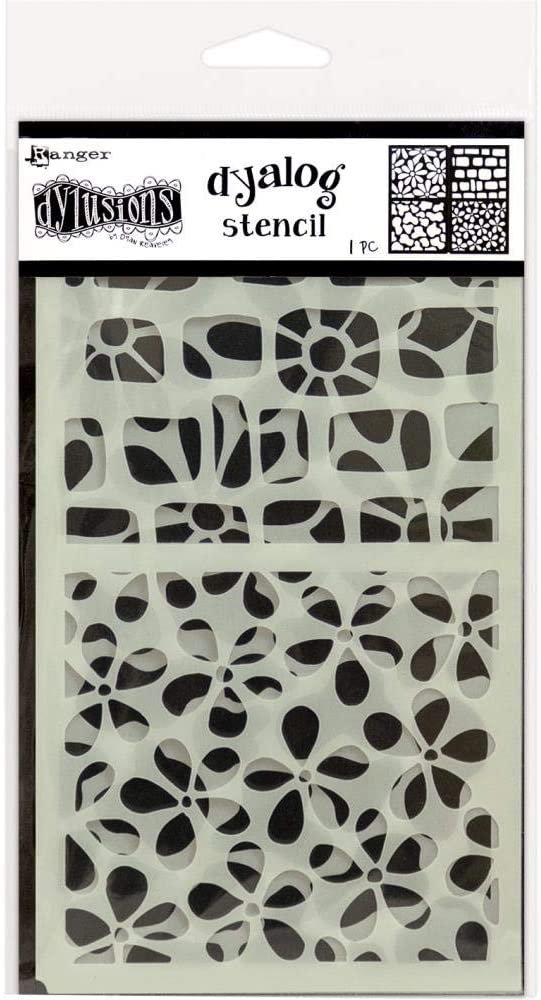 Dyan Reaveley's Dylusions Dyalog Stencils - Border It, Doodle It and Stencil It - 3 Dyalog Journal Planner Items