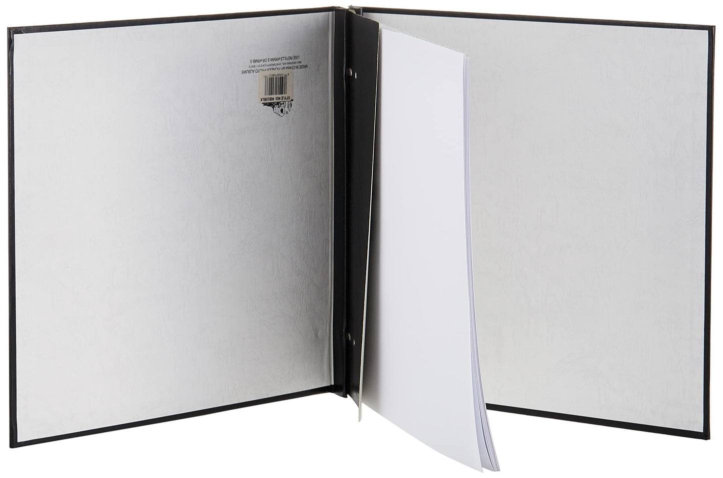 Pioneer Leatherette Postbound Album, 12-Inch-by-12-Inch, Black