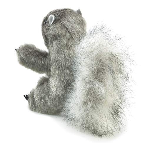 Folkmanis Mini Gray Squirrel Finger Puppet, 1 EA