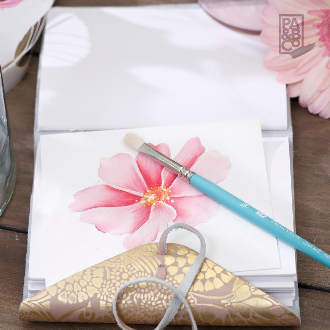 Princeton Select Artiste, Series 3750, Paint Brush for Acrylic, Watercolor and Oil, Round Blender, 12