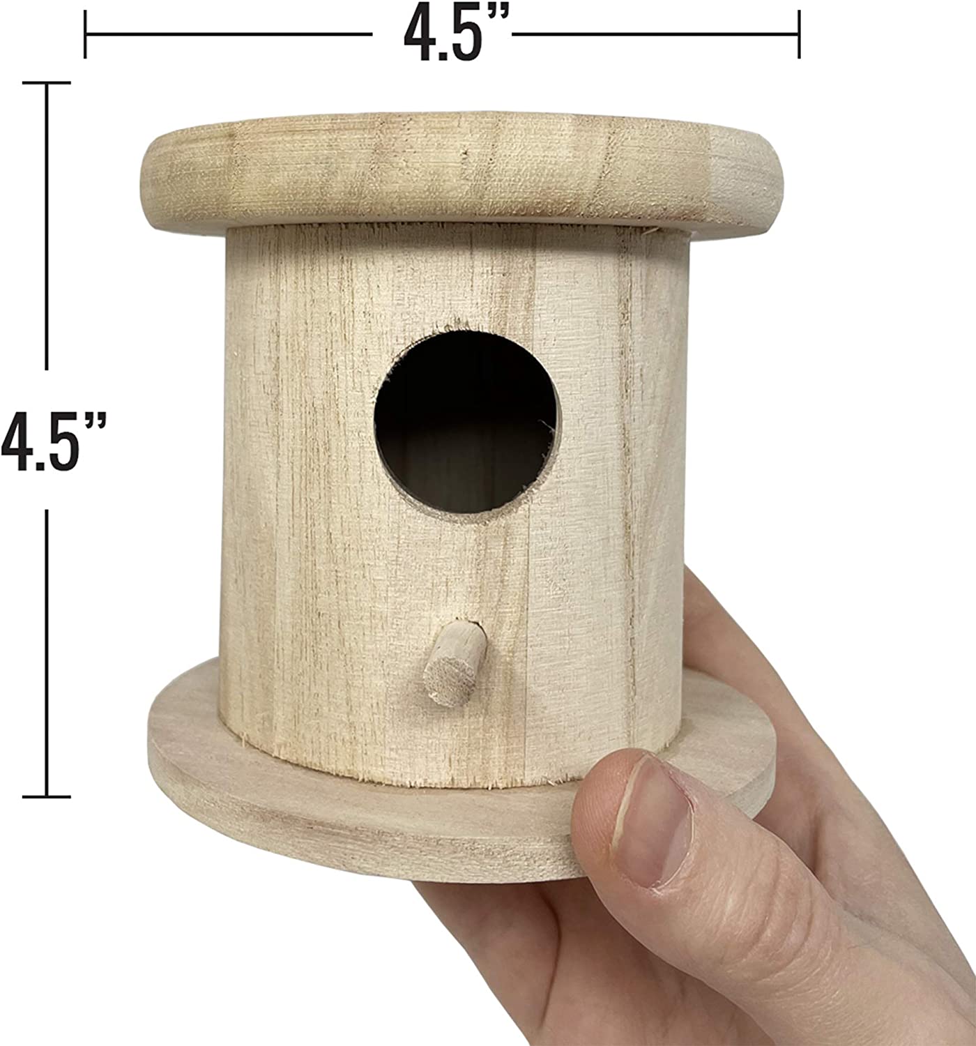PIXISS Wooden Birdhouse DIY Craft Kit