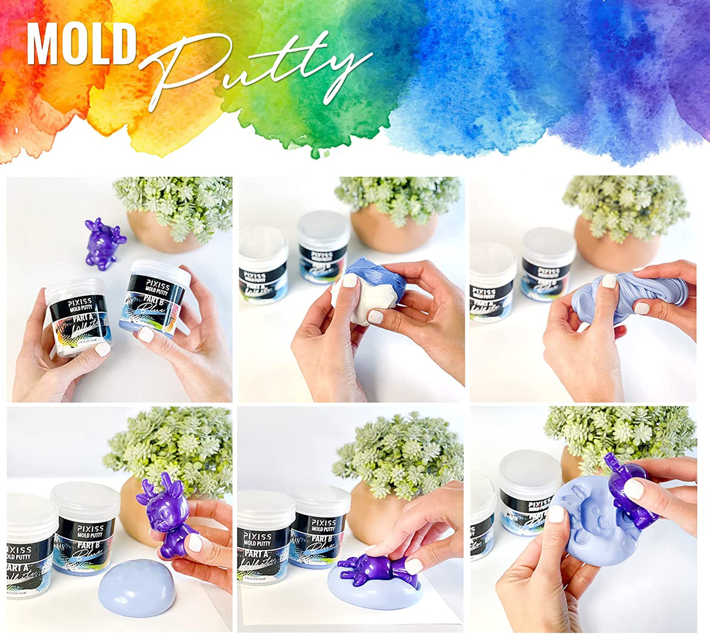 PIXISS Silicone Mold Putty DIY Kit