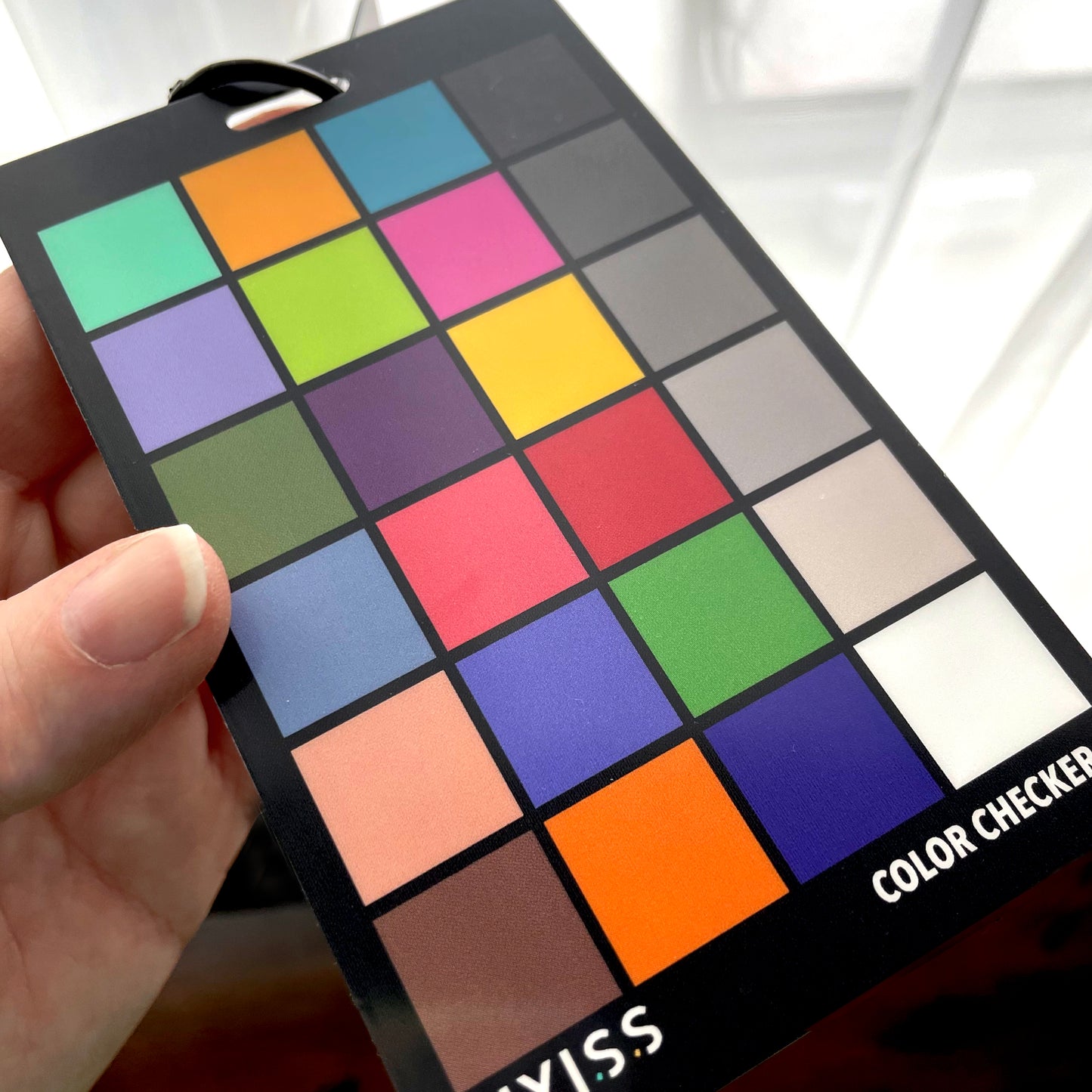 PIXISS Photography Calibration Cards with Lanyard and Lens Cloth