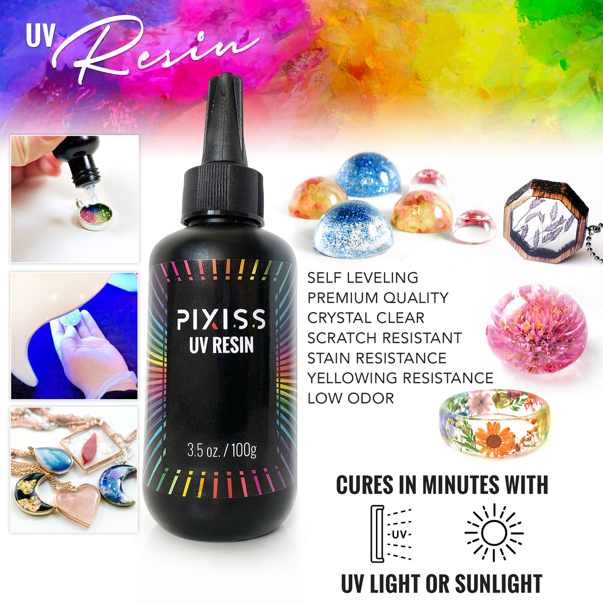 Let's Resin UV Resin Kit for Bonding - 100g
