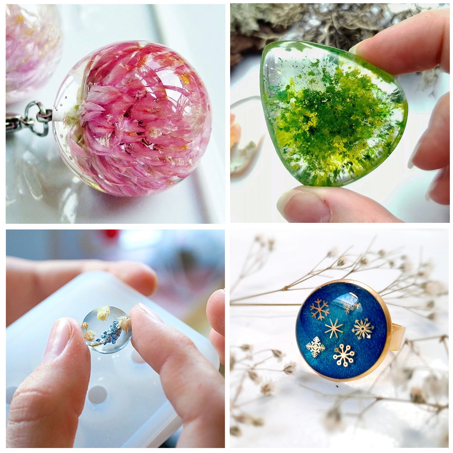 PIXISS UV Resin, Resin Tape & UV Mini Light with FREE Accessories Kit