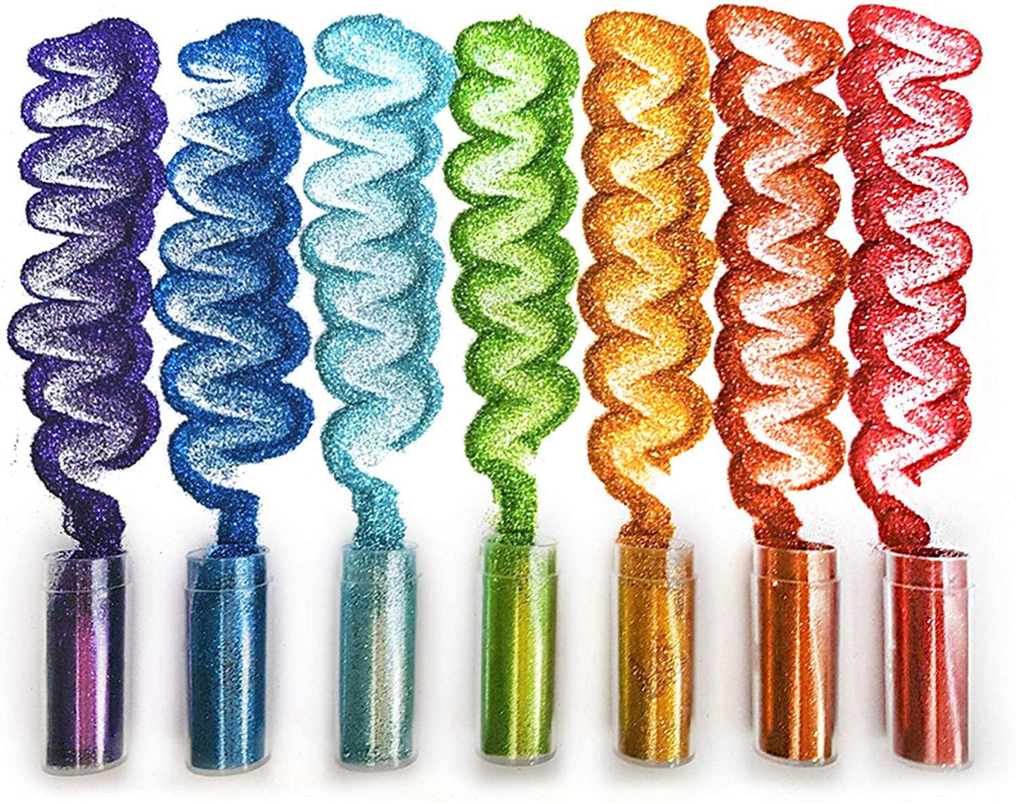 PIXISS Assorted Glitter Set 12 Pack - 10g. Shaker Bottles