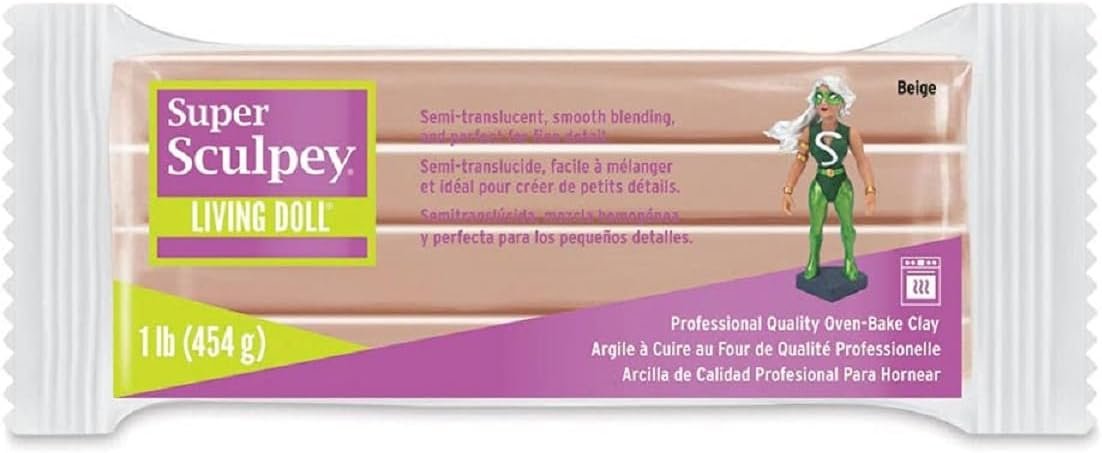 Sculpey PFMSS8 Super Clay, 8 lb., Beige