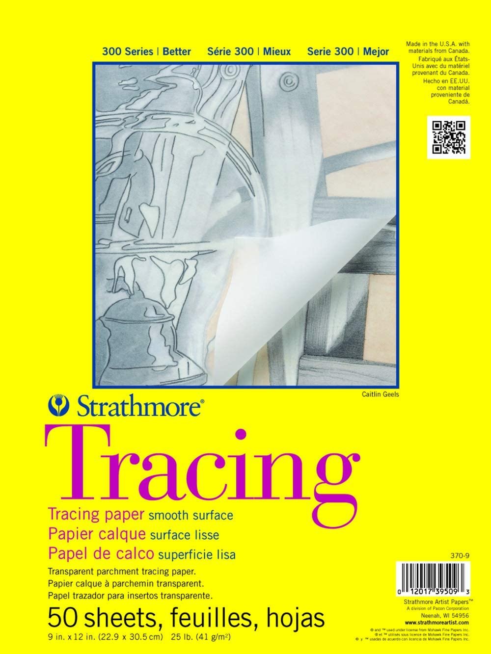 Strathmore 300 Series Tracing Pad, 50 Sheets