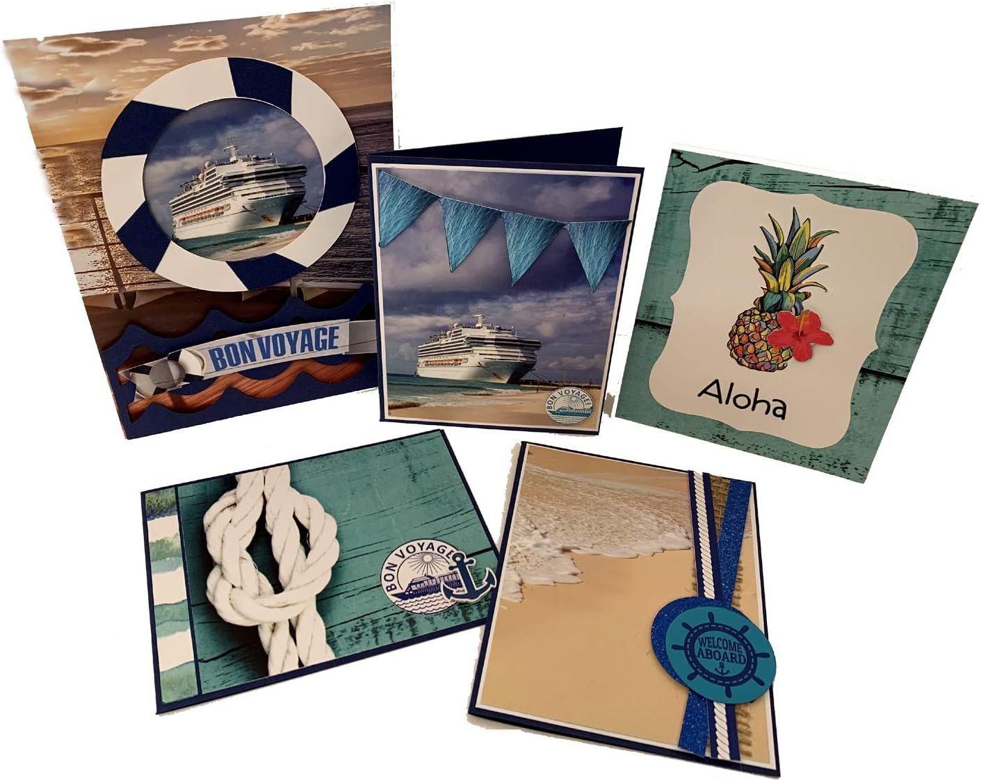 Reminisce Cruise Life Scrapbook Collection Kit Paper Crafts, Multi Color Palette 12x12 inches