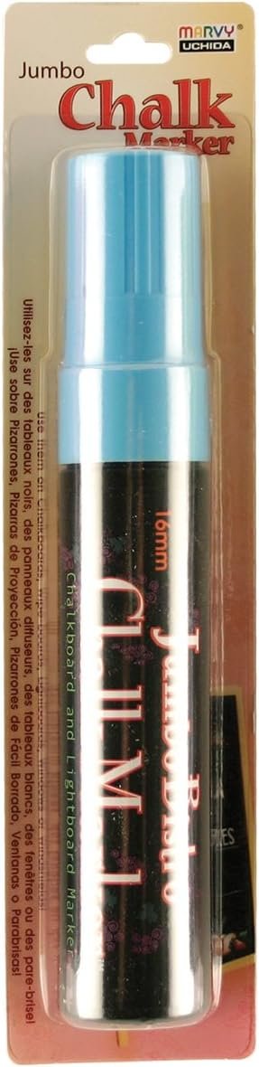 Uchida Of America Jumbo Bistro Chalk Markers Art Supplies, Fluorescent Blue