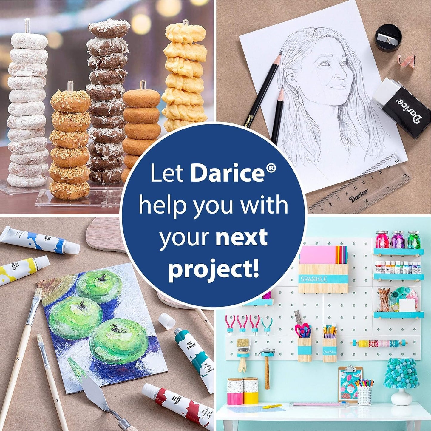 Darice Plastic Canvas, 10 x 13 Inch, 10.5" x 13.5" (1 Piece), Dark Blue