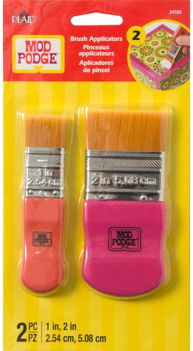Mod Podge 2 Piece Brush Set, 2 Count