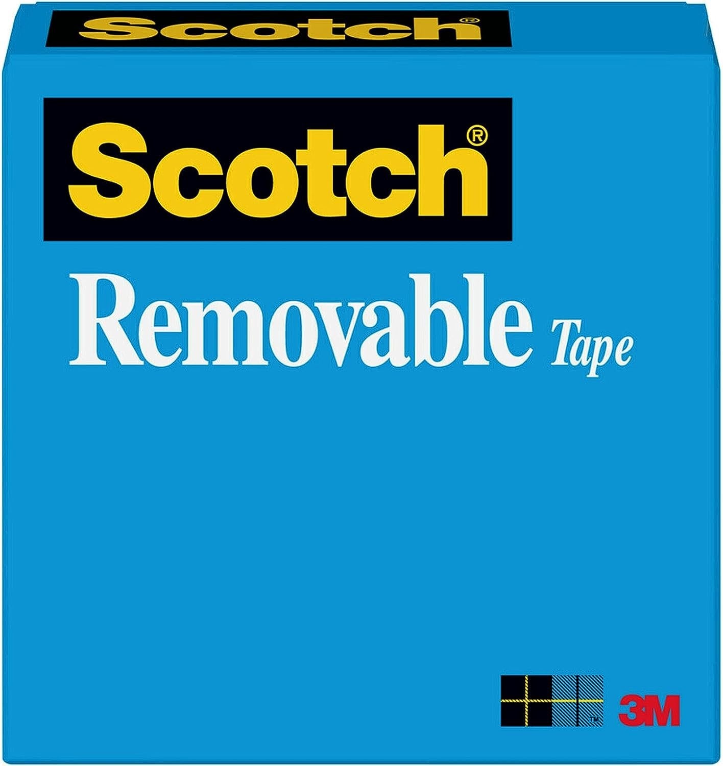 Scotch Removable Tape, 1 Roll, 3/4 in x 1,296 in, Post-it Technology (811)
