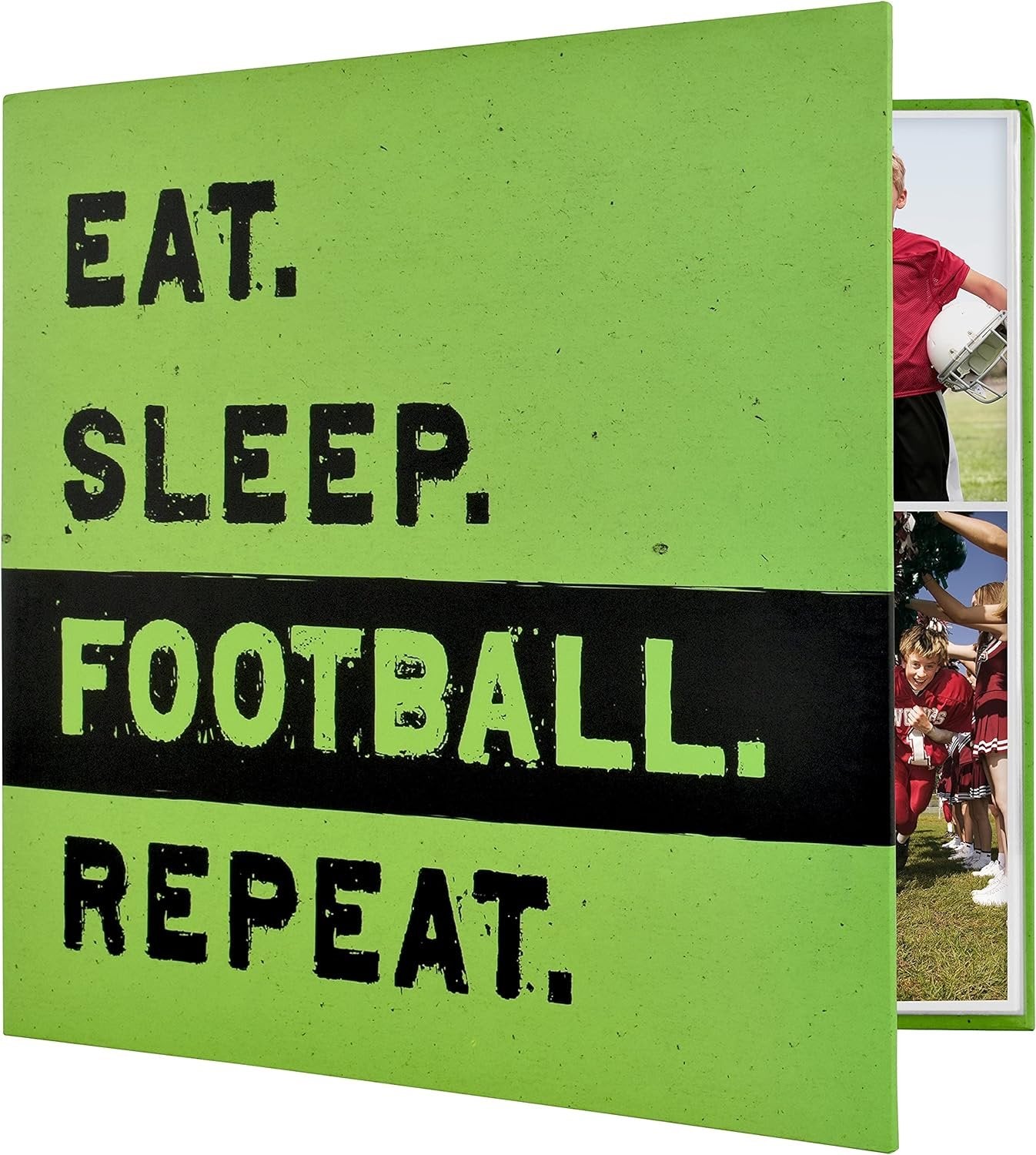 MCS Expandable 10-Page Sports Scrapbook Album with 12 x 12 Inch Pages, 13.5 x 12.5 Inch, Football