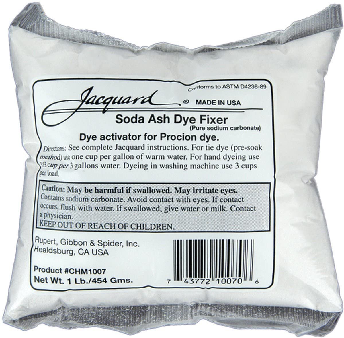 10x Jacquard Procion MX Bundle Fiber Reactive Dye, Jacquard Soda Ash 1-Pound,3 Pairs of Pixiss Latex Gloves, 1-Ounce Assorted Sizes Rubber Bands, 4X 8-Ounce Squeeze Bottles, 6 Craft Spoons Scoops