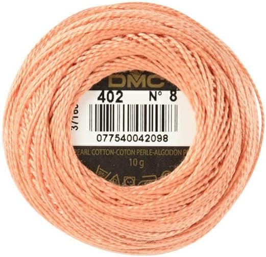 DMC 116 8-402 Pearl Cotton Thread Balls, Very Light Mahogany, Size 8