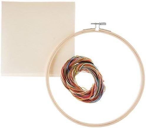 Dimensions Customized Counted Cross Stitch Family Portrait Kit, 8” Diameter