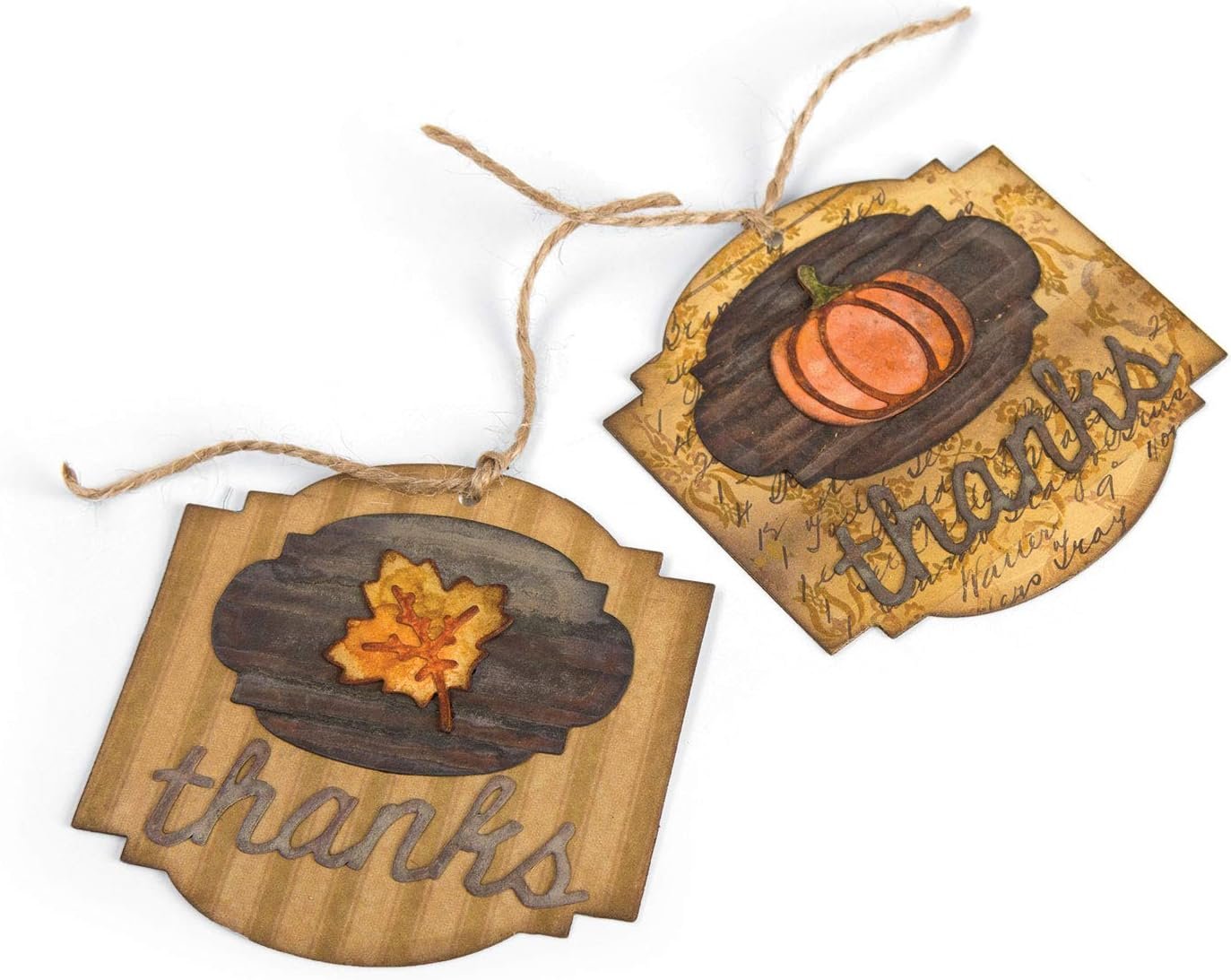 Sizzix, Multi Thinlits Die Set , Labels by Tim Holtz, 17 Pack, Color, One Size