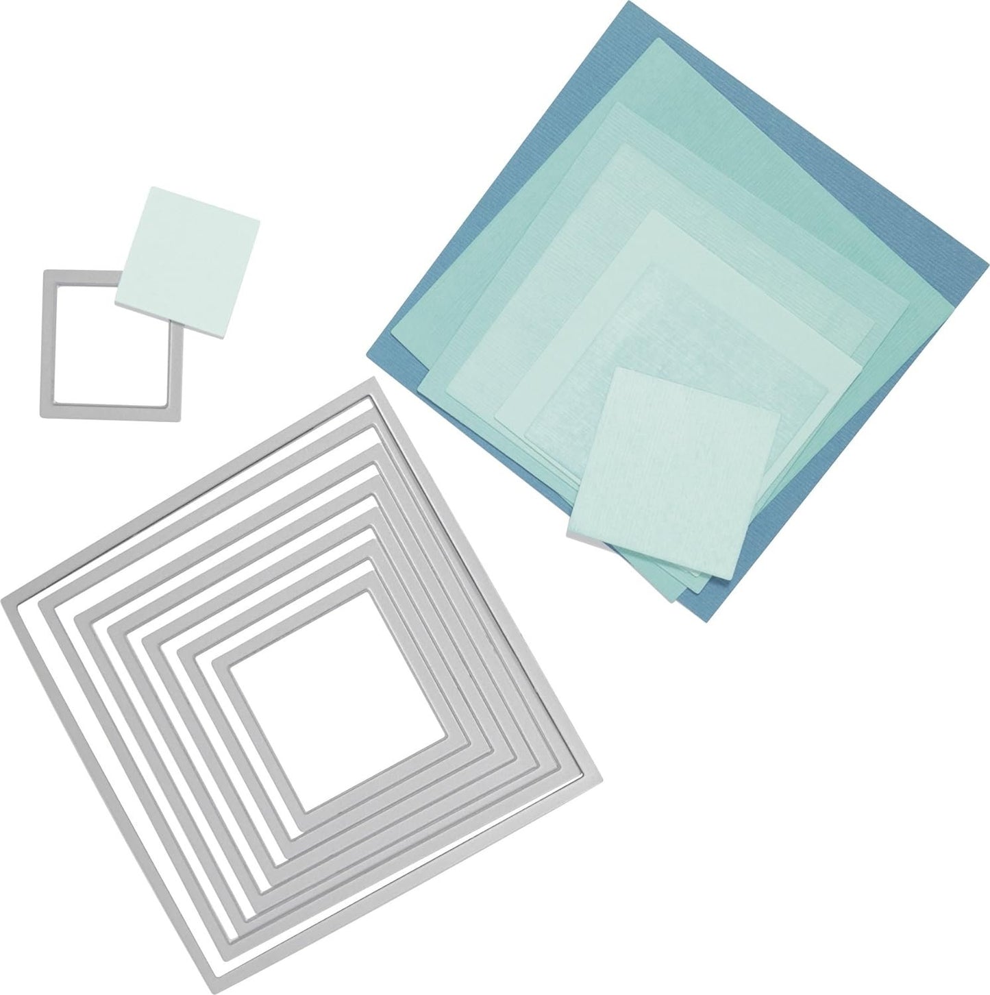 Sizzix Framelits Die Set 8/PK - Squares