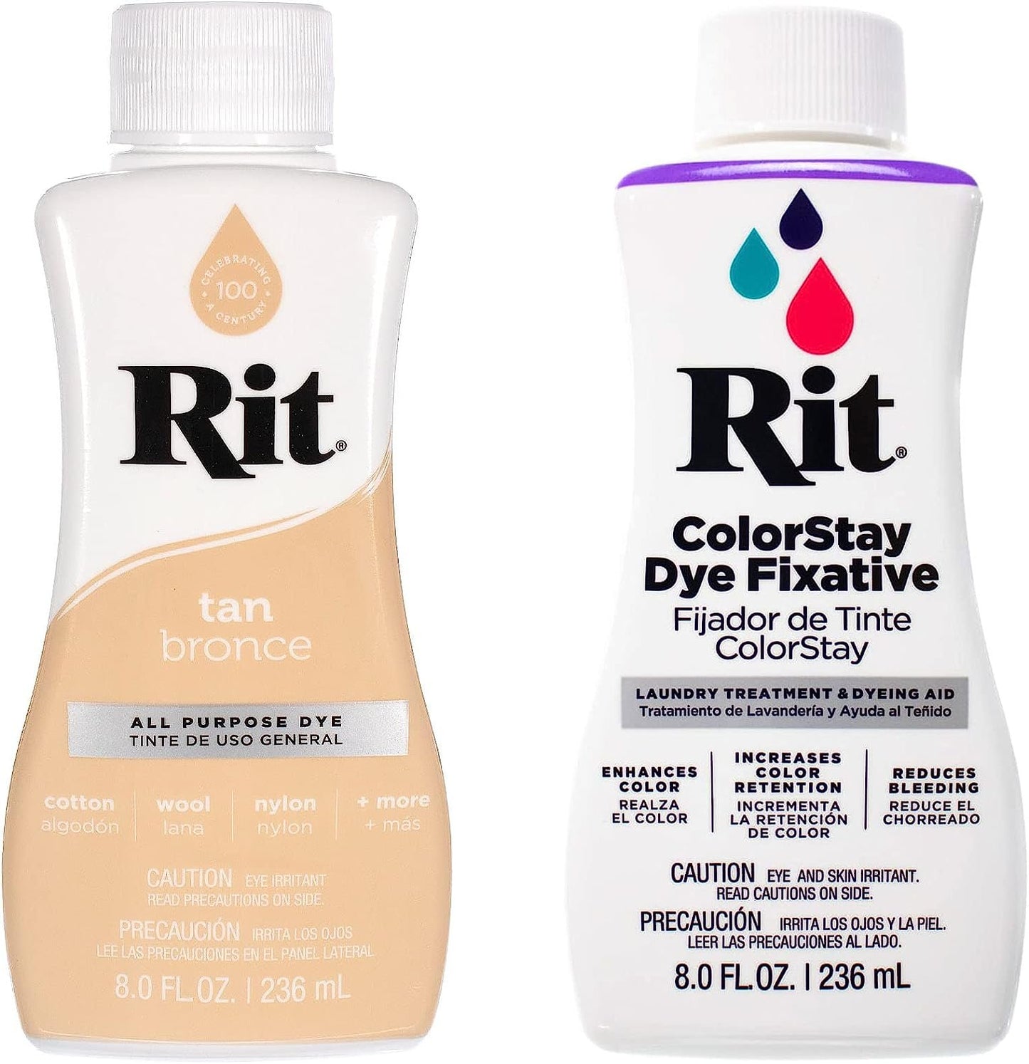 RIT Dye Wide Selection of Colors with Color Fixative
