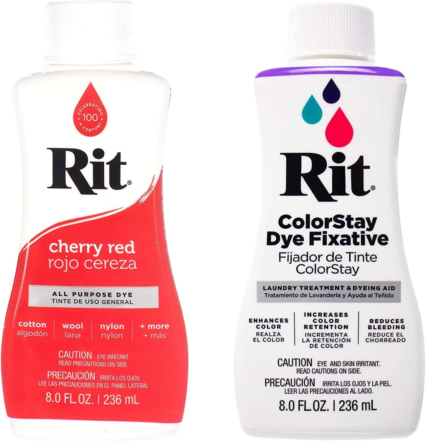 RIT Dye Wide Selection of Colors with Color Fixative