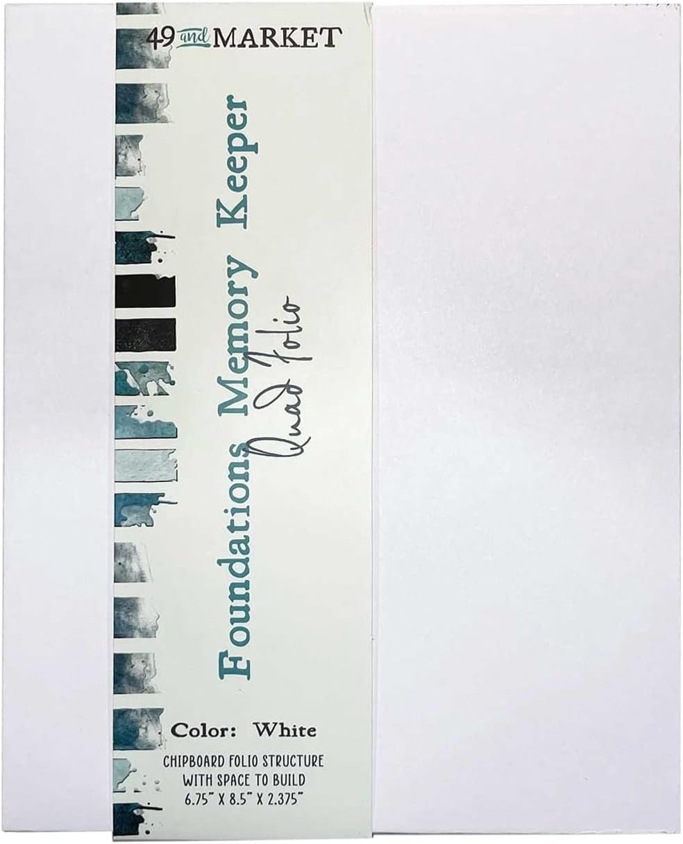 49 And Market Foundations Memory Keeper Quad Folio-White