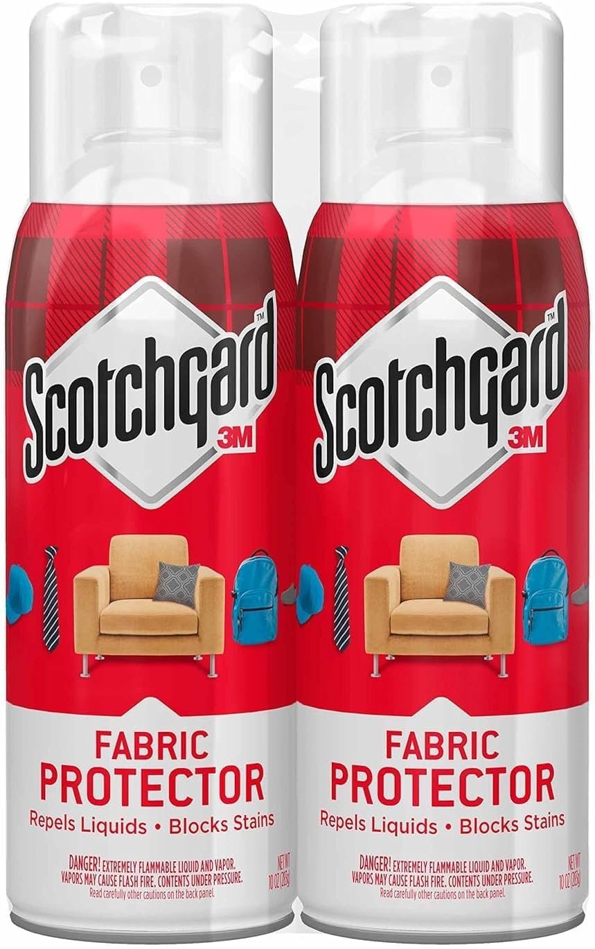 Scotchgard Fabric & Upholstery Protector, 2 Cans/10-Ounce (20 Ounces Total)
