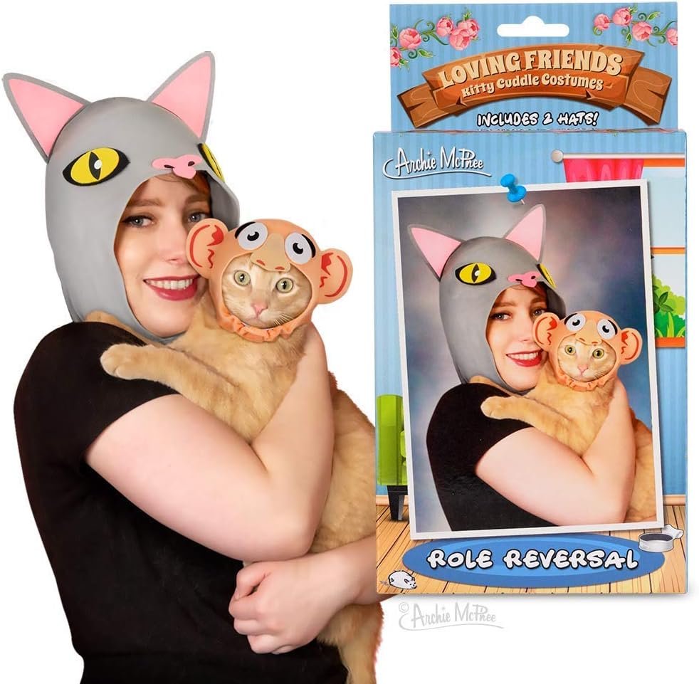 Archie McPhee Loving Friends Kitty Cuddle Costumes, Role Reversal