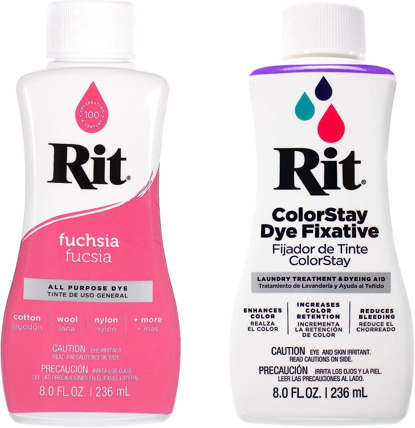 RIT Dye Wide Selection of Colors with Color Fixative