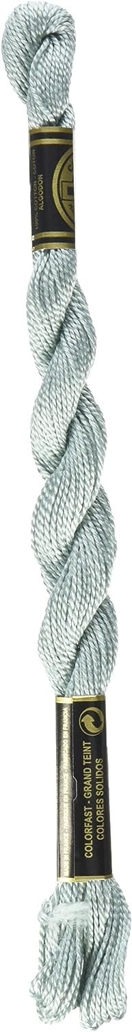 DMC 115 5-927 Pearl Cotton Thread, Light Grey Green, Size 5