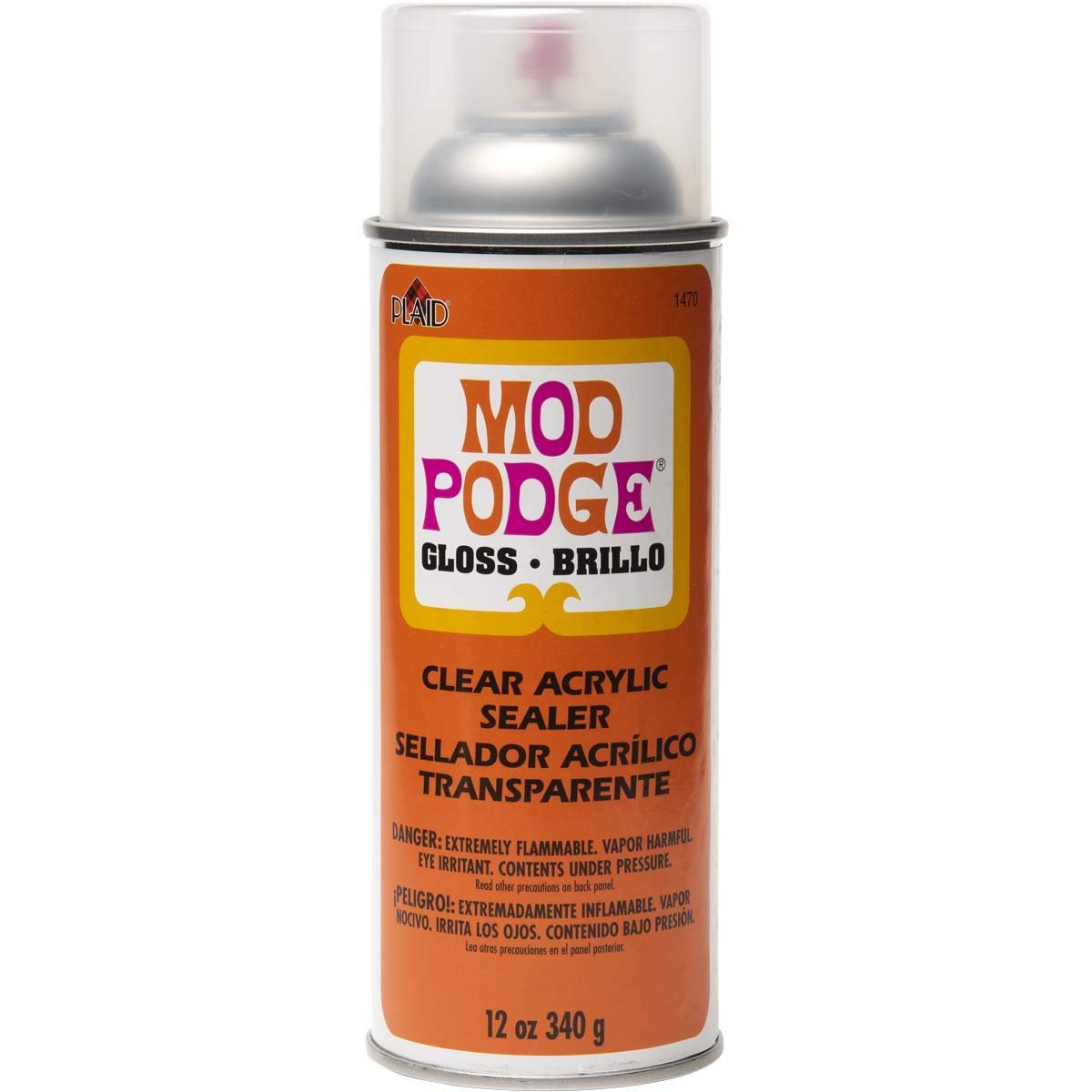 Spray Acrylic Sealer Mod Podge Matte and Gloss 2-Pack, Clear Coating Matte Paint Sealer Spray, 2X Spray Can Sprayer Handle