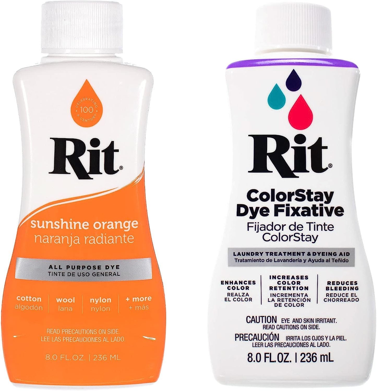 RIT Dye Wide Selection of Colors with Color Fixative