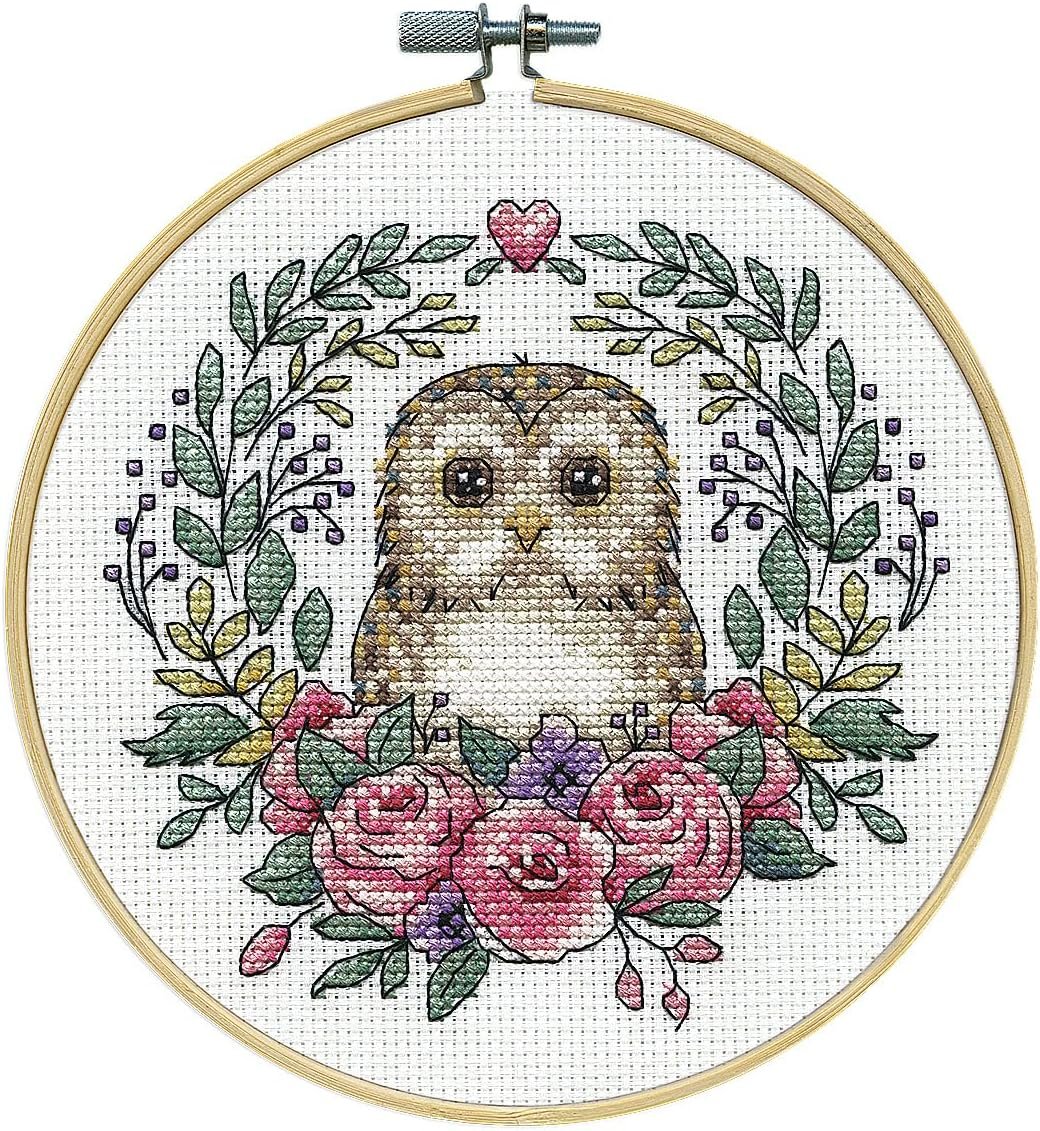 Design Works Crafts Janlynn Counted Cross Stitch Kit, Owl