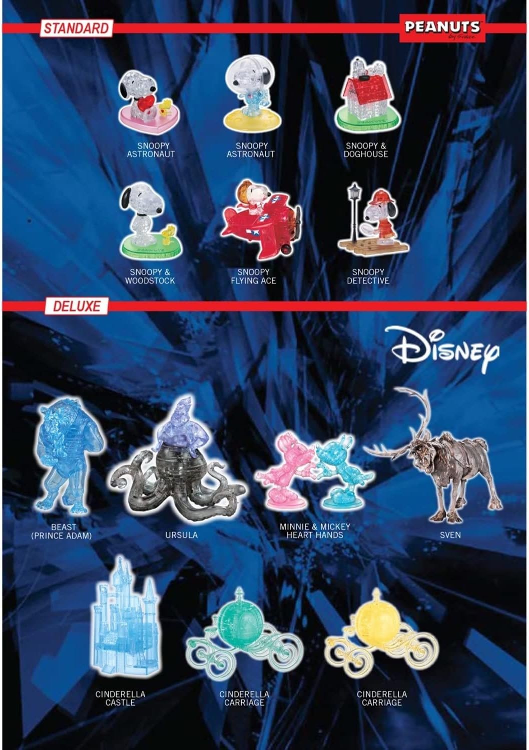 BePuzzled | Disney Donald Duck Original 3D Crystal Puzzle, Ages 12 and Up
