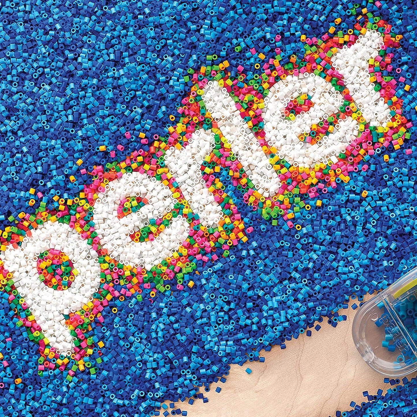 Perler Beads Bulk Assorted Multicolor Fuse Beads for Kids Crafts, 22000 pcs
