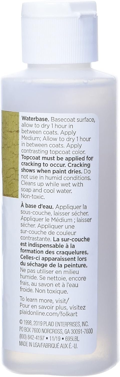 FolkArt 4-Ounce Crackle Medium