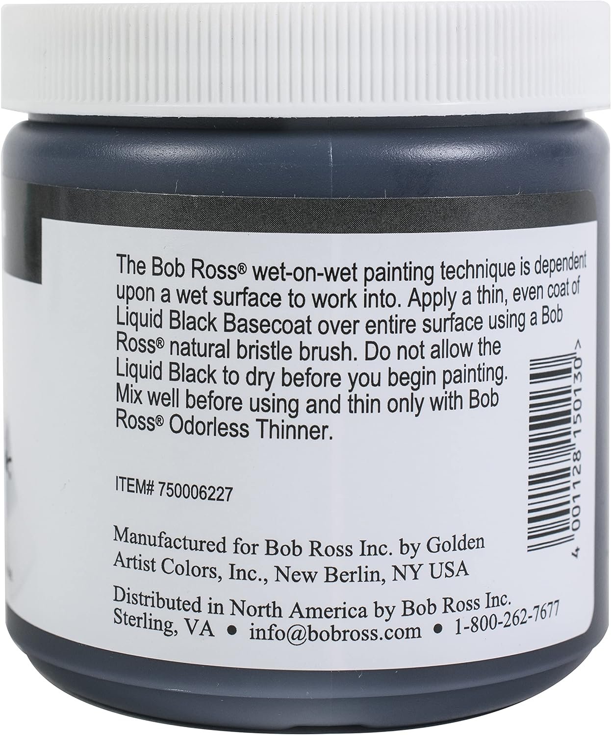 Bob Ross Liquid Black 237ml-Black