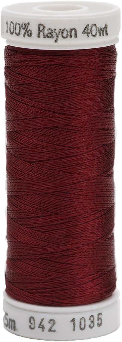 Sulky Rayon Thread for Sewing, 250-Yard, Dark Burgundy